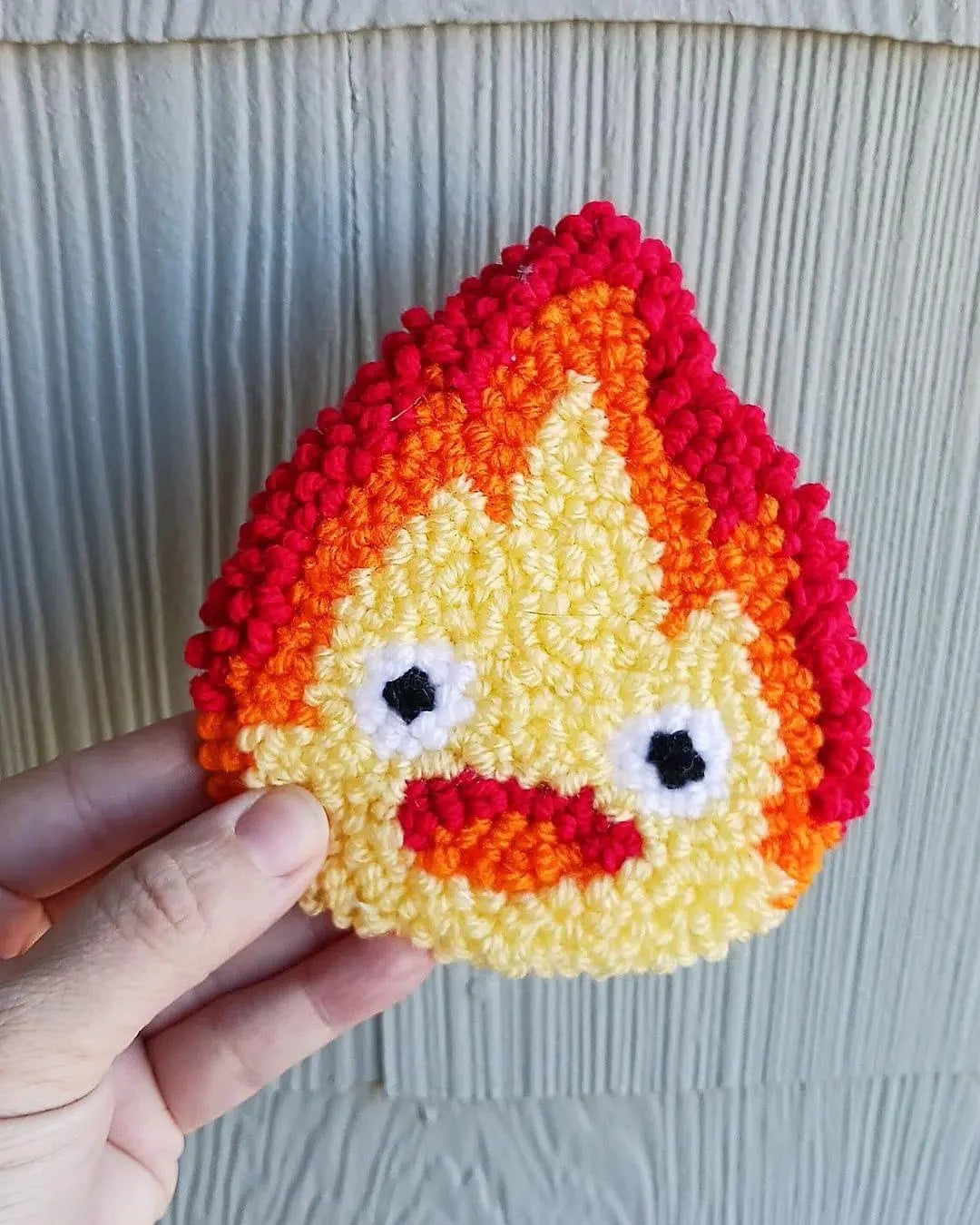 Calcifer Inspired Desk Coaster