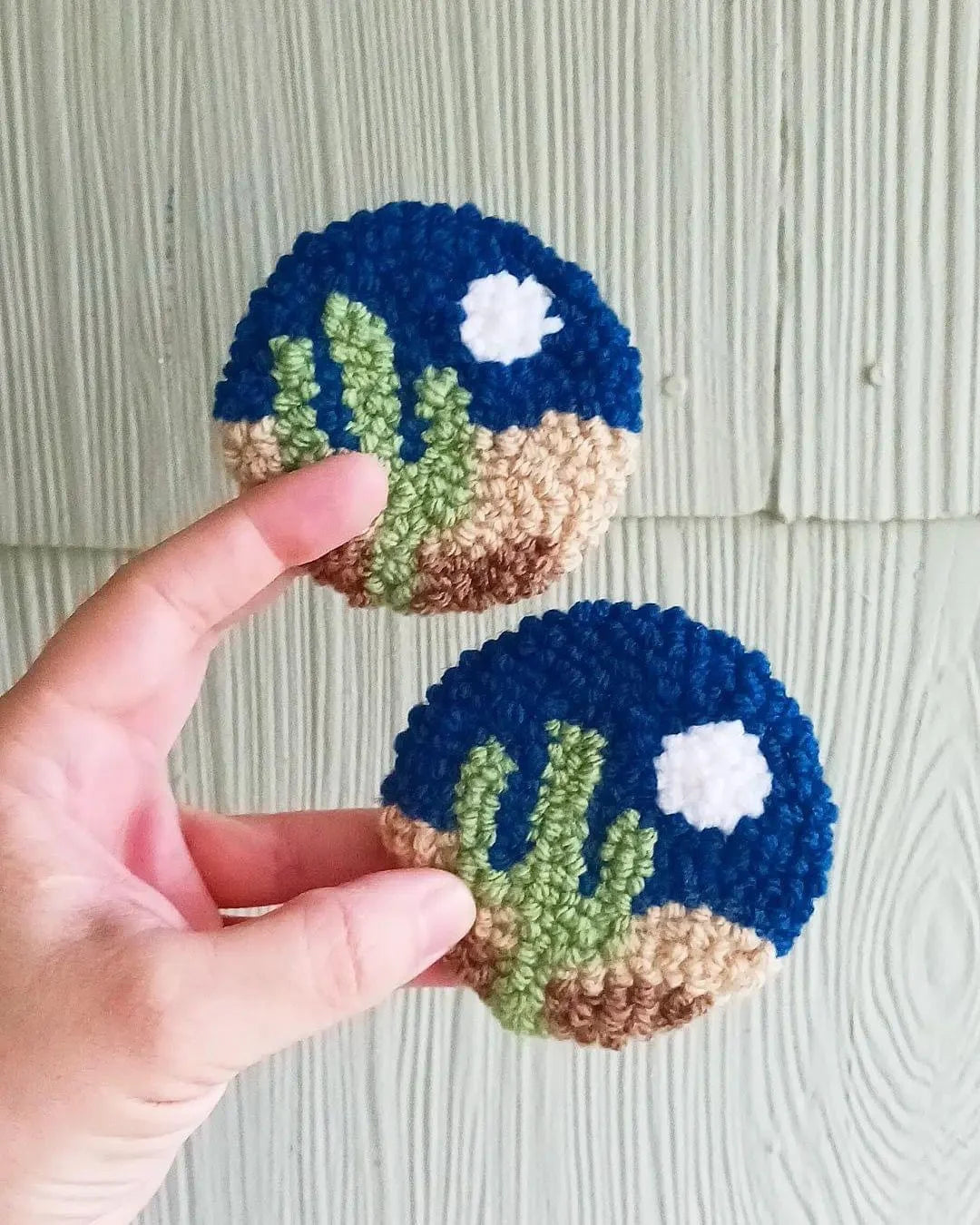 Cactus car coasters